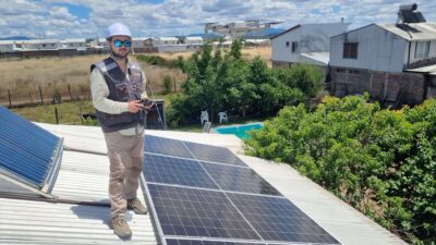 Instalación de paneles solares en Concepción